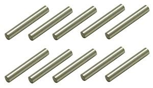 Schumacher Mini Spike2 -Pre-Glued Yellow Front Hex Drive(pr)