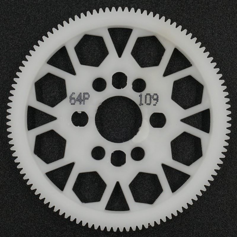 Yeah Racing Competition Delrin Spur Gear 64P 109T For 1/10 On Road Touring Drift
