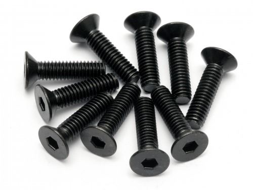 HPI Flat Head Screw M4X15mm (Hex Socket/10Pcs)