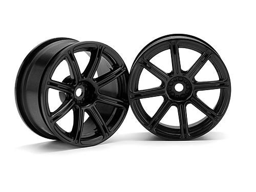HPI Work Emotion Xc8 Wheel 26mm Black (3mm Offset)