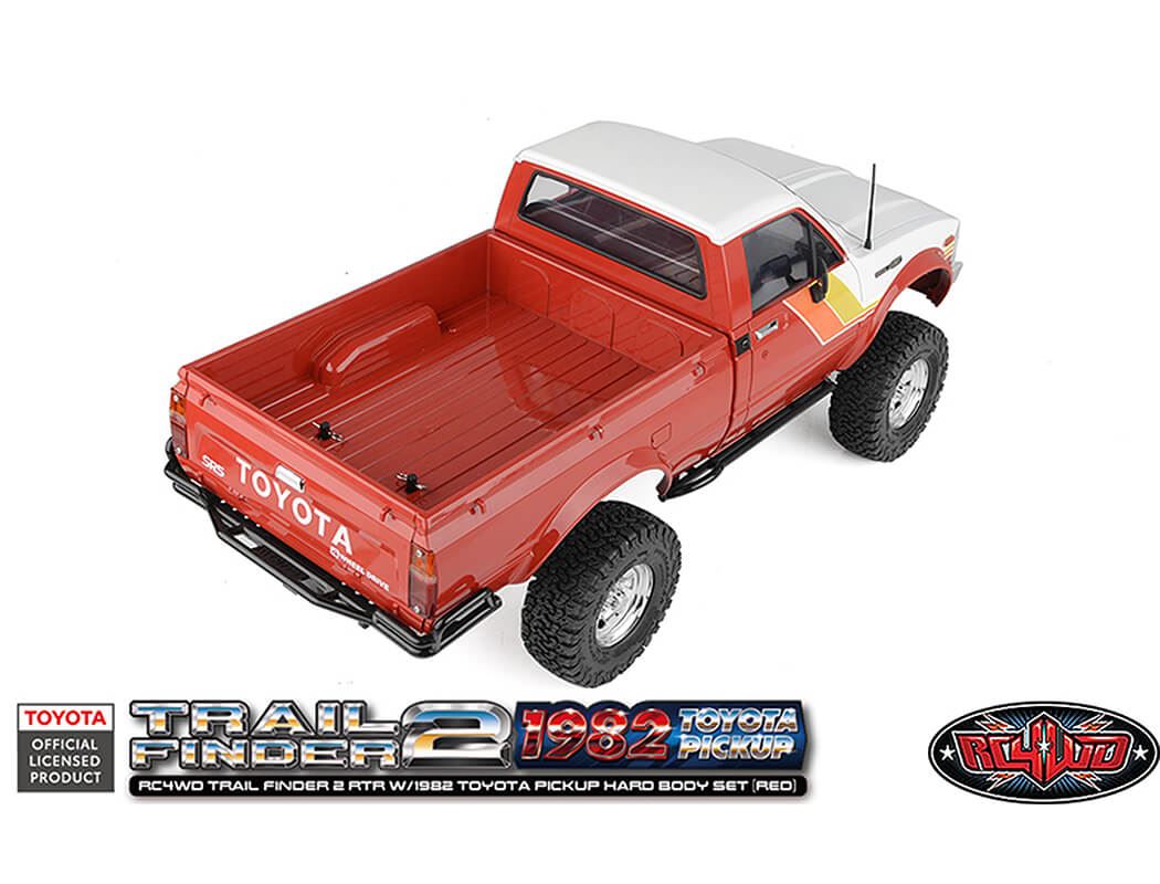 Rc4Wd Trail Finder2 Rtr With 1982 Toyota Pickup Hard Body Red