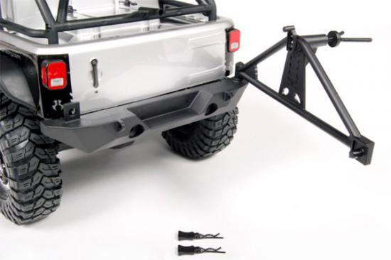 AXIAL RrBumper/TireCarrierSCX10/Poison Spyder/JK