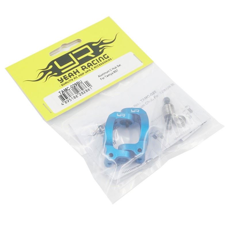 Yeah Racing Aluminum C-Hub Set For Tamiya M07 Blue