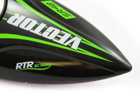 Volantex Racent Vector SR48 Brushless Boat ARTR Black - V797-3B-BL