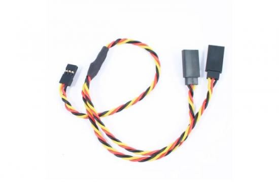 Etronix 30cm 22Awg Jr Twisted Y Extension Wire