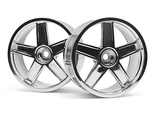 HPI Lp29 Wheel Mf Type Chrome (3mm Offset/2Pcs)