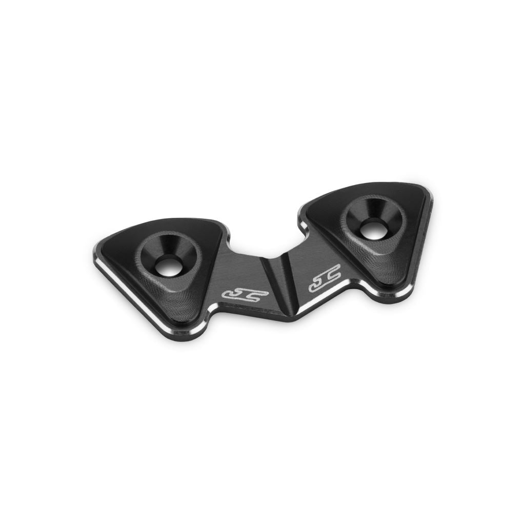 Rc10B7 Aluminium 1 Piece Rear Wing Button - Black