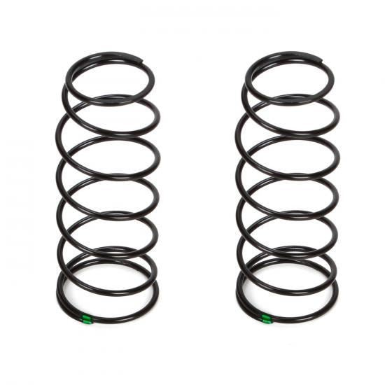 TLR 16mm FR Shk Spring, 4.8 Rate, Green (2): 8B 3.0