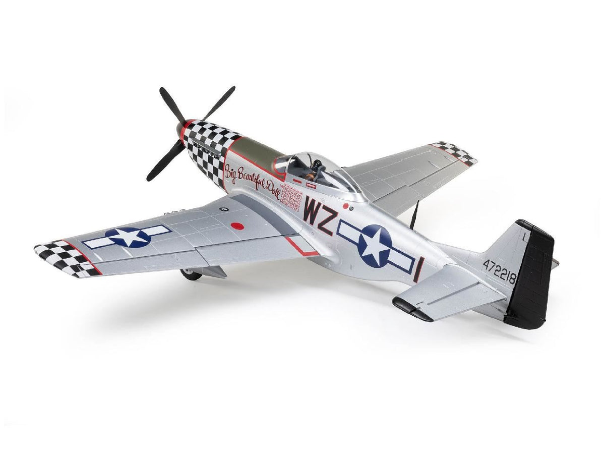 E Flite P-51D Mustang Inbig Beautiful Dollin 1.5M Pnp