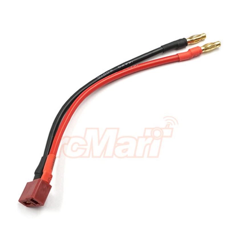Yeah Racing 4mm Plug w/ T-Plug Connector Wire 15cm