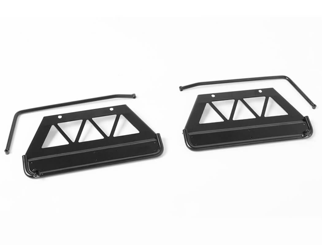 RC4WD TRIFECTA FRONT BUMPER, SLIDERS & SIDE BARS FOR LAND CRUISER LC70 BODY (BLACK)