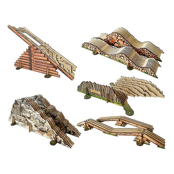 TOYSWD KIT OF 5 OBSTACLES FOR 1/24 RC CRAWLER PARK CIRCUIT