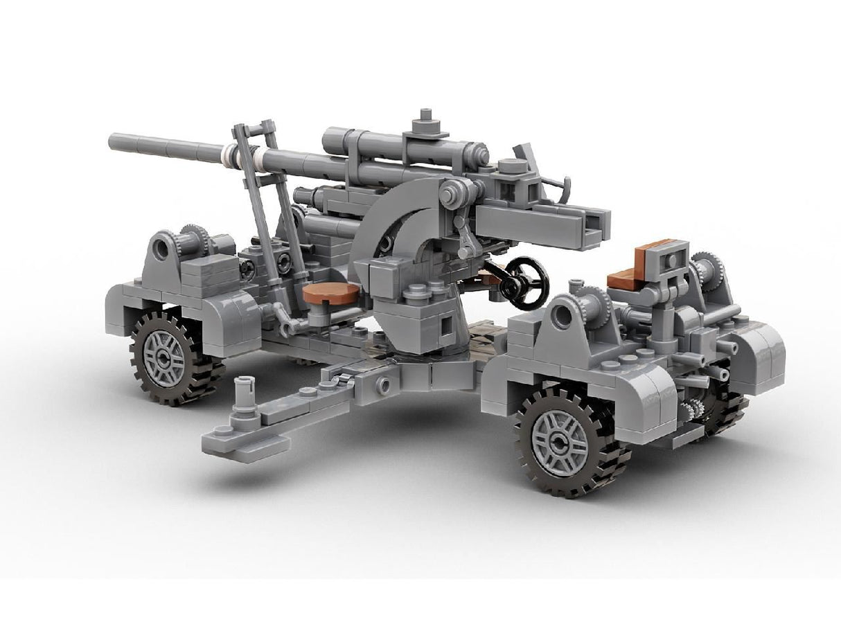 Build Army 88Mm Flak 36 Artillery