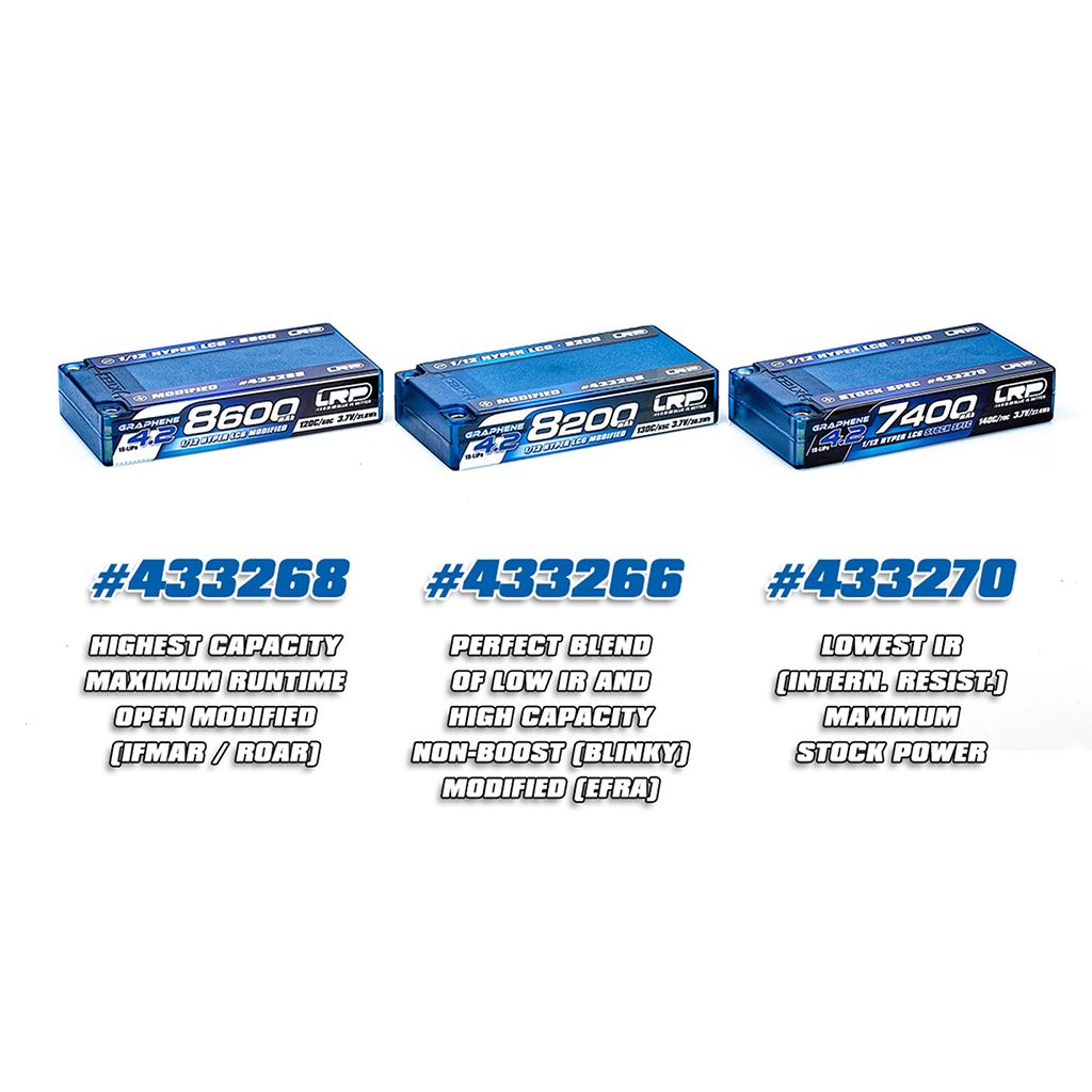 Lrp Lipo 8600Mah Hv 1/12 Hyper Lcg G-4.2 - 3.7V