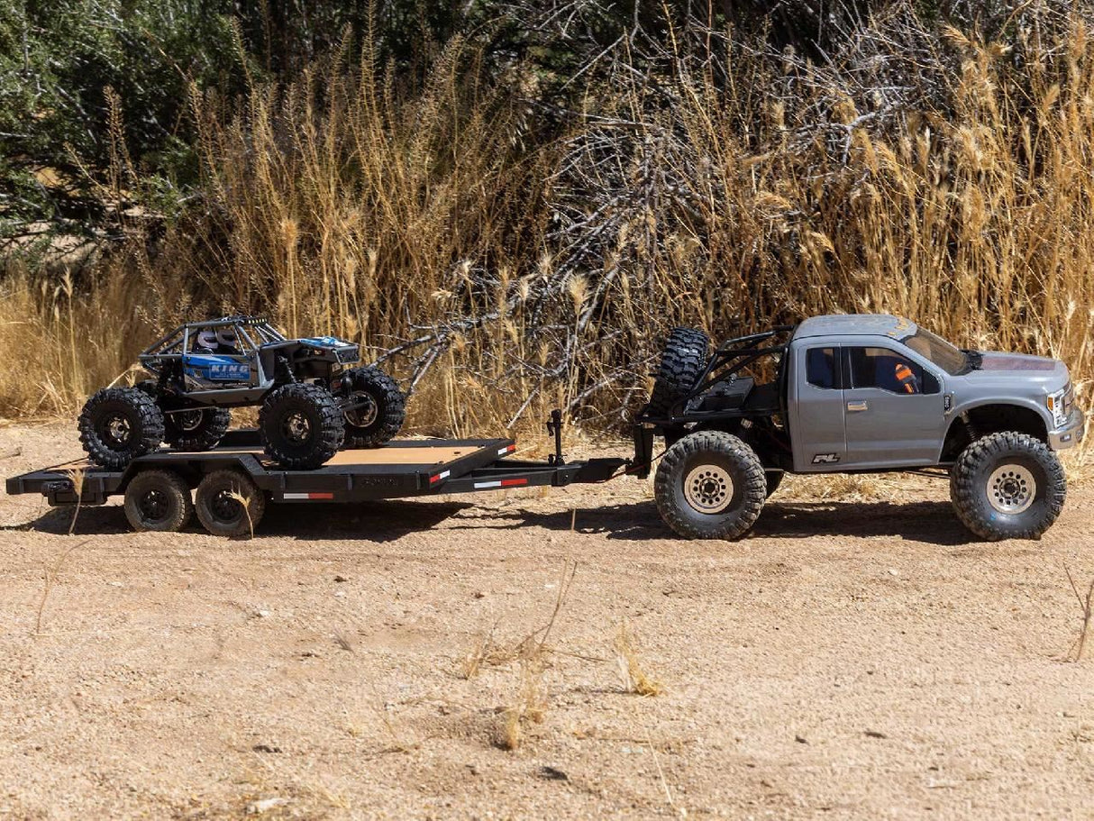 Axial 1/10 Scx10 Flat Bed Vehicle Trailer