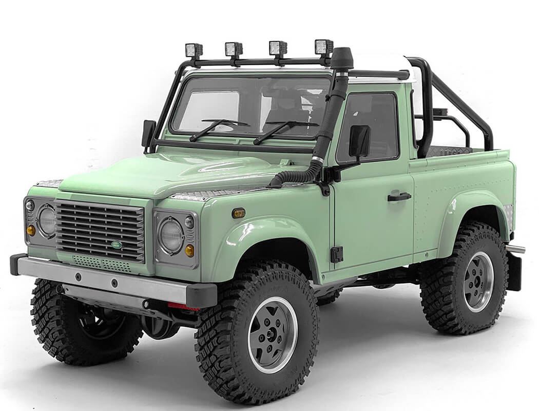 RC4WD FRONT WINDOW ROLL CAGE W/ FLOOD LIGHTS FOR RC4WD GELANDE II 2015 LAND ROVER DEFENDER D90 (PICK