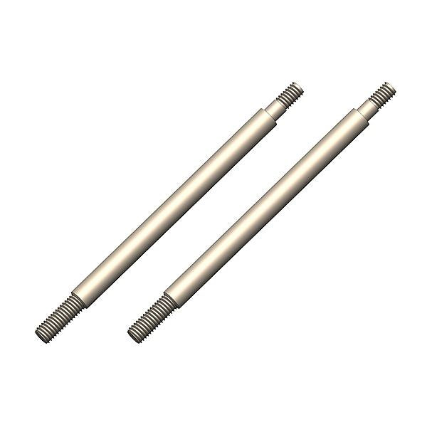 Corally Shock Shaft 55mm Front Steel 2 Pcs