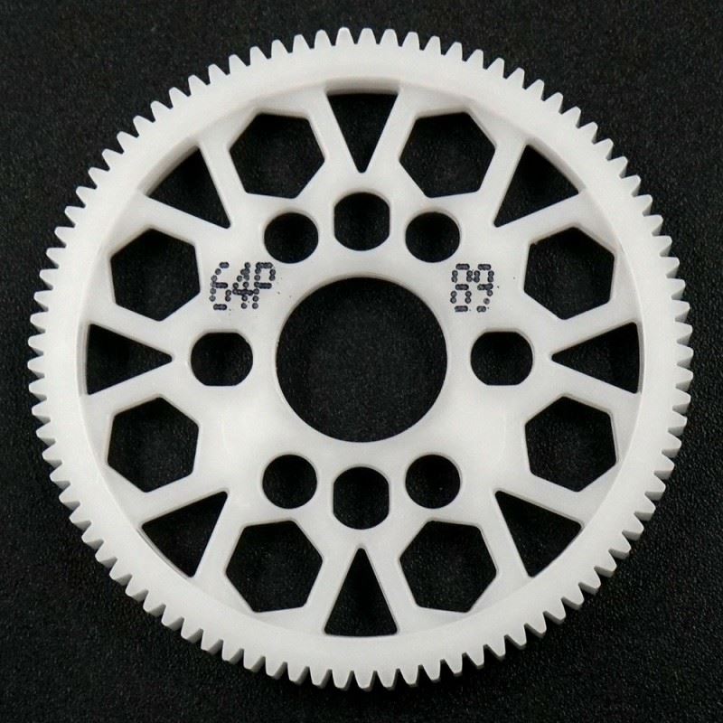 Yeah Racing Competition Delrin Spur Gear 64P 89T For 1/10 On Road Touring Drift