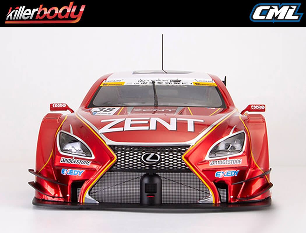 KILLERBODY ZENT CERUMO RC F FINISHED BODYSHELL 1/10TH