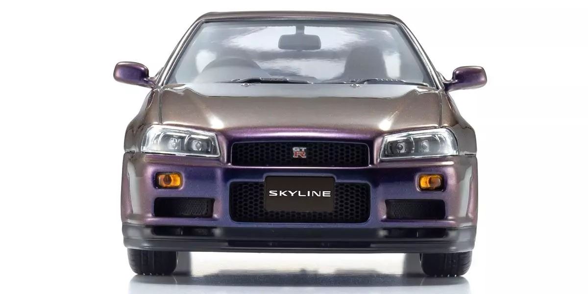 Kyosho 1:43 Nissan Skyline R34 Gt-R V-Spec Midnight Purple Iii