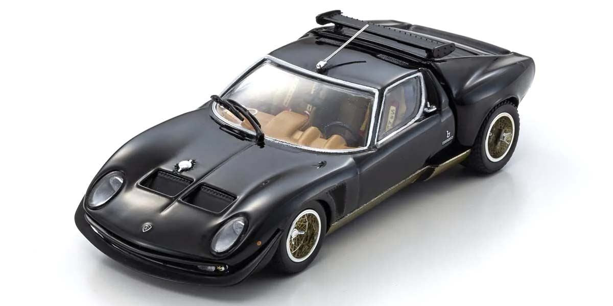 Kyosho 1:43 Lamborghini Miura Svr 1970 Black-Gold