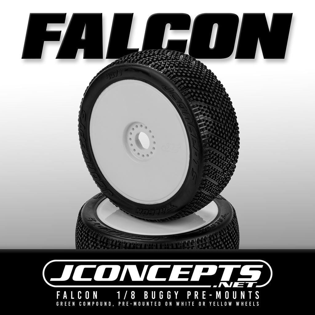 Falcon - Green Pre-Mounted On 3357W Wheels