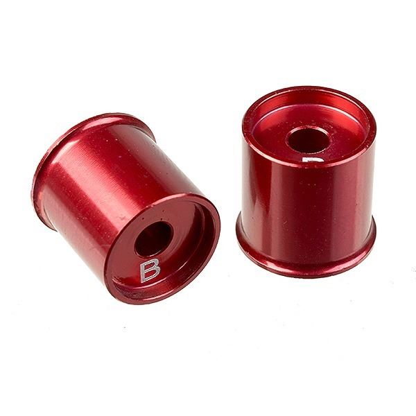 Corally Alum. Lower Arm Cap Ssx10 B 1mm 2 Pcs