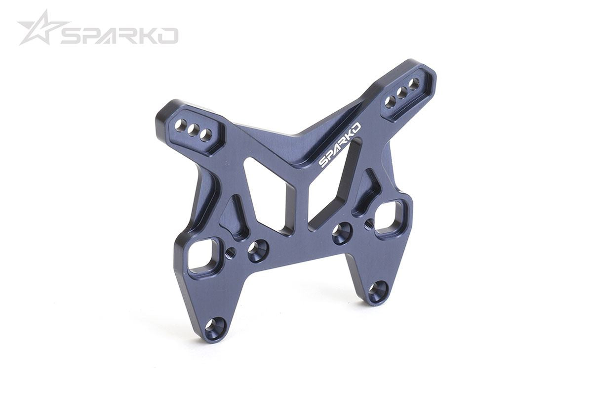 Sparko F8 7075Aluminum Front Shock Tower (Dark Blue)