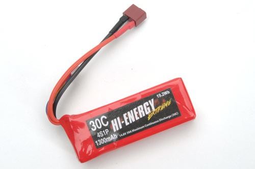 Hi-Energy Extreme 4S 14.8V 1300mAh 30C Li-Po