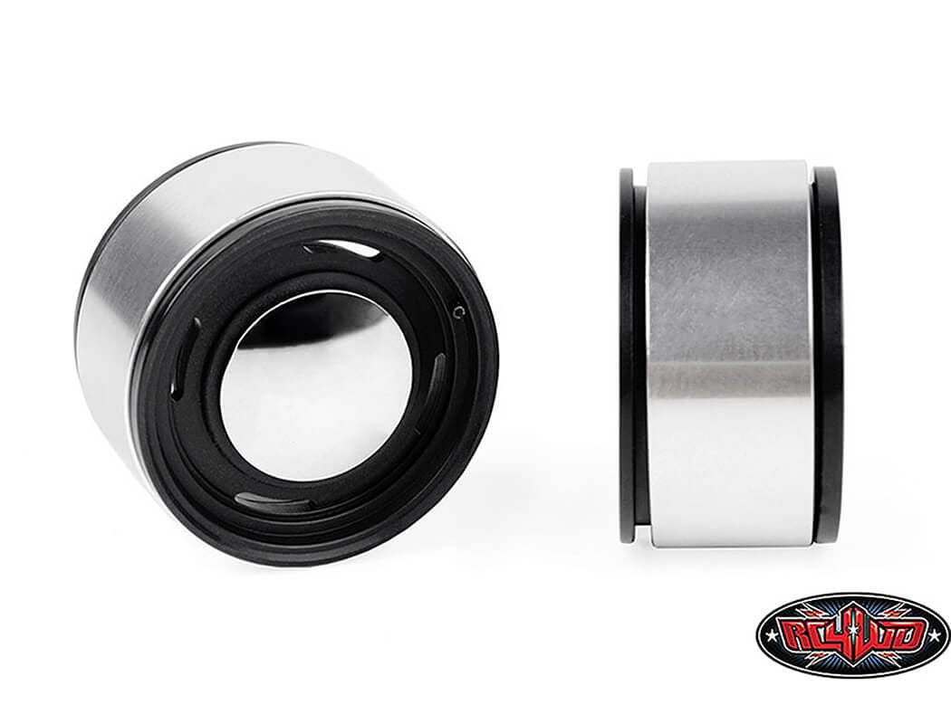 RC4WD ANALOG 1.9'' ALUMINUM CAP WHEELS (BLACK)