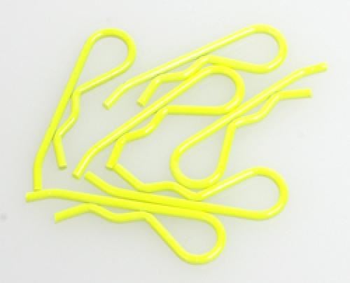 Schumacher Body Clip 1/8 - Fluorescent Yellow (6)