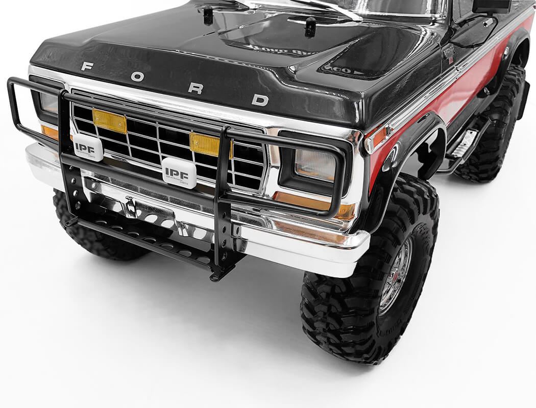 RC4WD RANCH FRONT GRILLE GUARD FOR TRAXXAS TRX-4 '79 BRONCO RANGER XLT (BLACK)