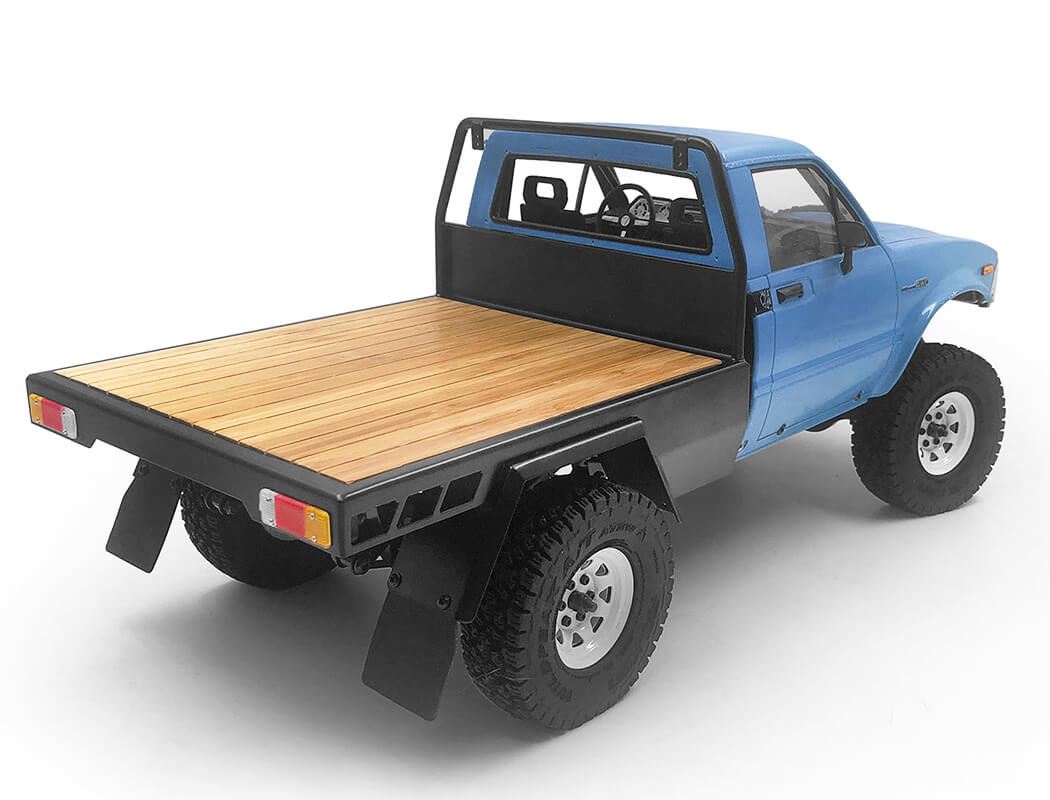 RC4WD WOOD FLATBED W/ MUDFLAPS FOR TF2 MOJAVE BODY