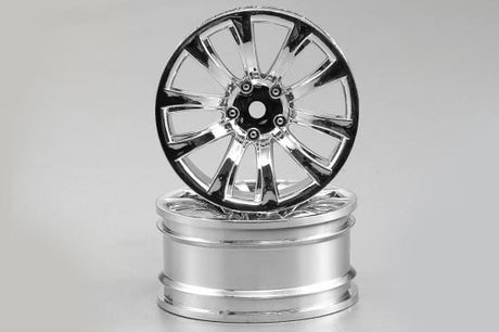 KILLERBODY WHEEL 3MM OFFSET CHROME 10-SPOKE 1/10 TC (4)