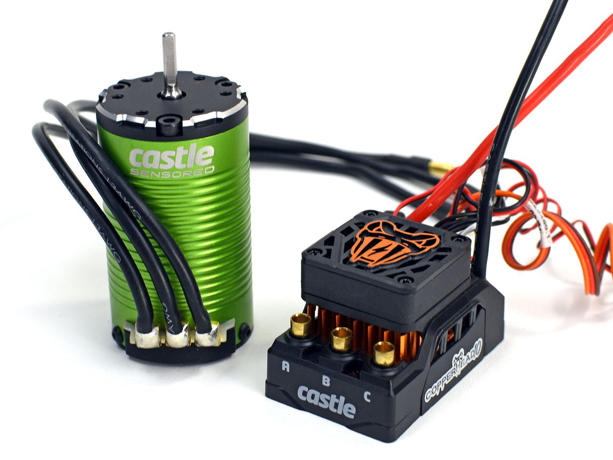 Castle Creations COPPERHEAD 10 SENSORED 1412-2100KV COMBO