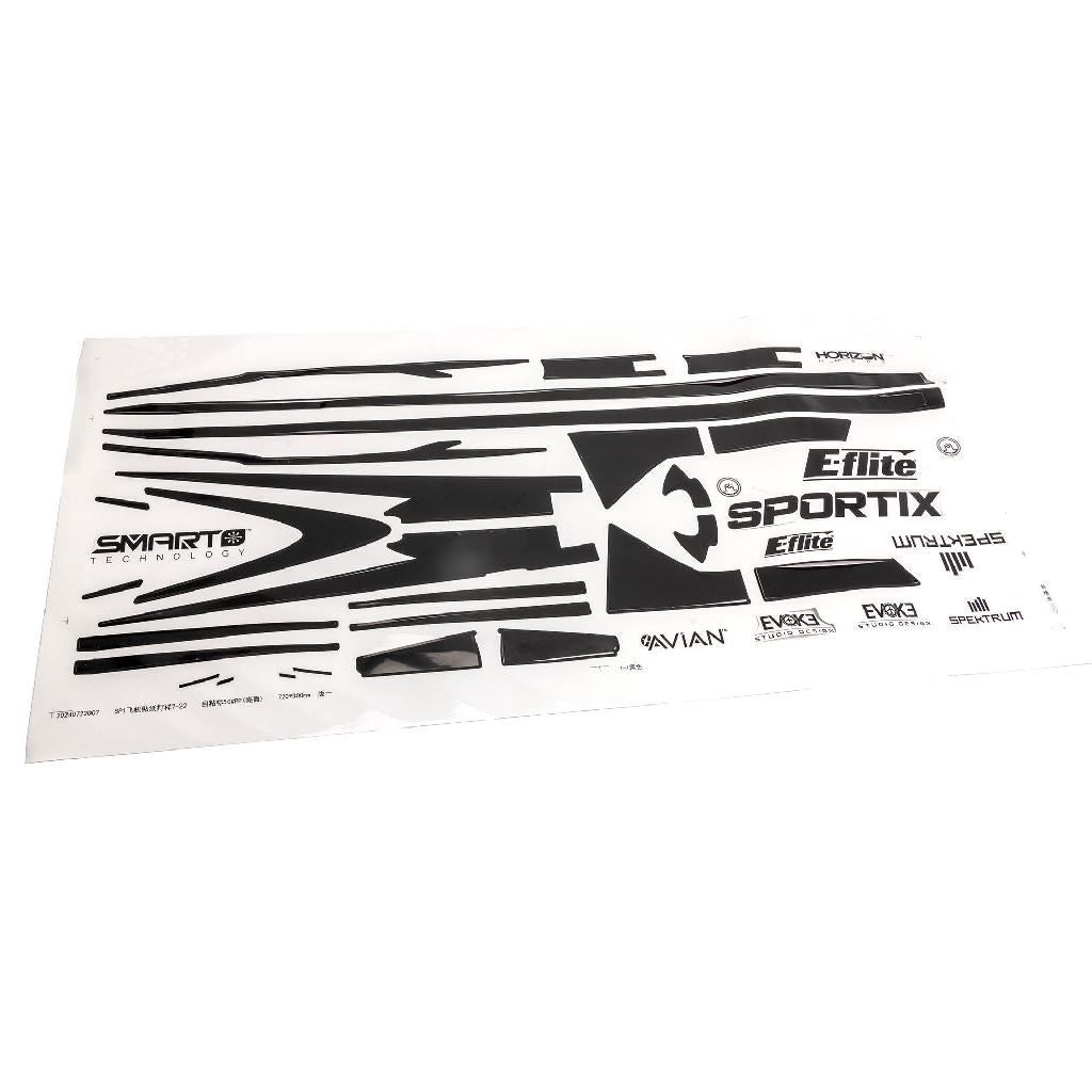 E Flite Decal Sheet: Sportix 1.1M