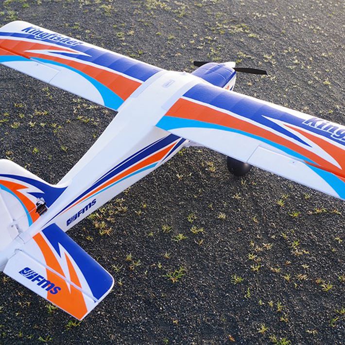 Fms 1400Mm Kingfisher Pnp With Wheels,Floats,Skis And Flaps