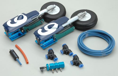 Black Horse Corsair .91 - Retract Set (ZZ-BH077/AR)