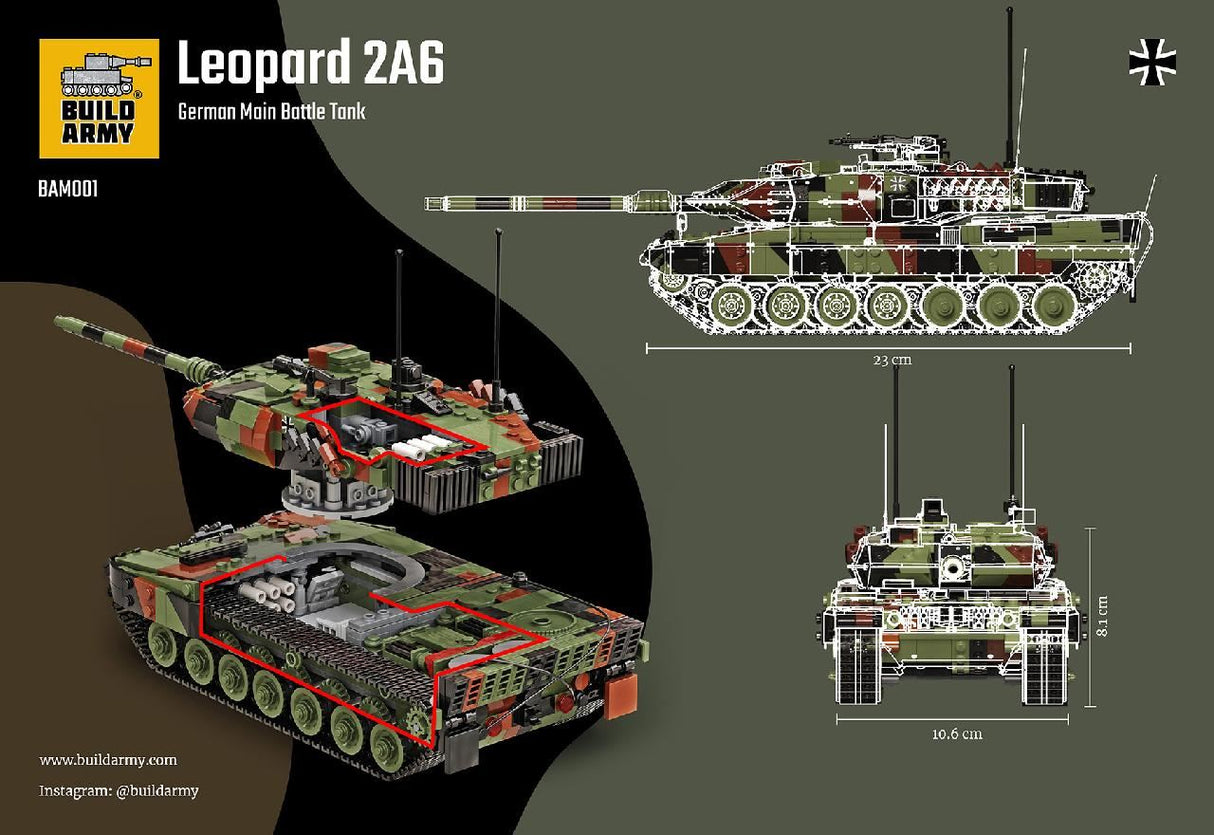 Build Army Leopard 2A6 Main Battle Tank
