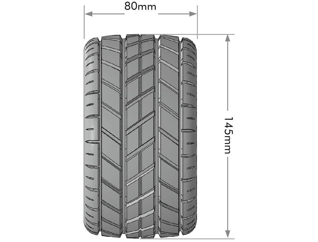 LOUISE RC MFT MT-ROCKET 1/8 0 & 1/2 OFFSET HEX 17MM