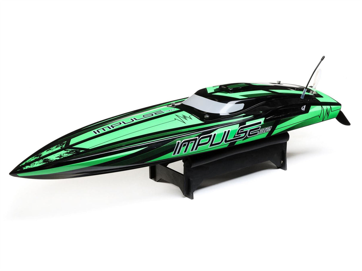ProBoat Impulse 32 Brushless Deep-V RTR w/Smart, Black/Green