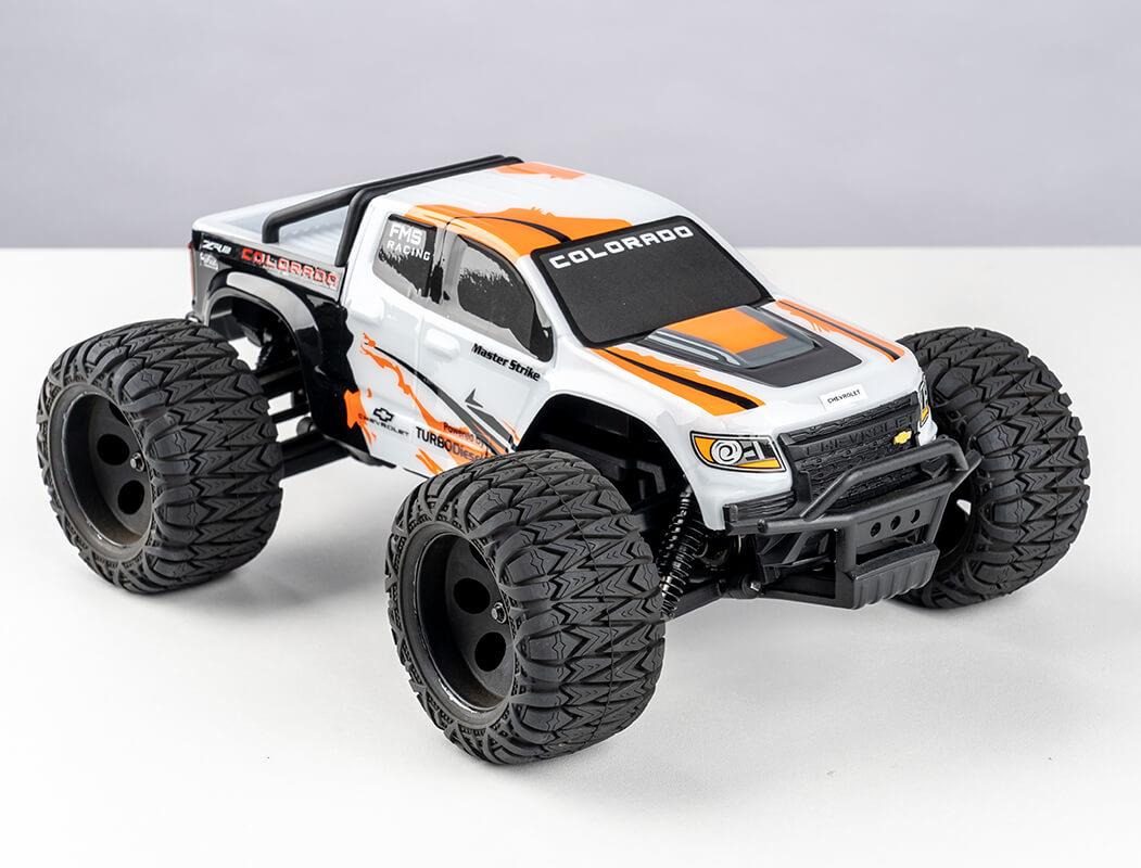 FMS FMT24 1/24TH CHEVROLET COLORADO TRUCK RTR - WHITE