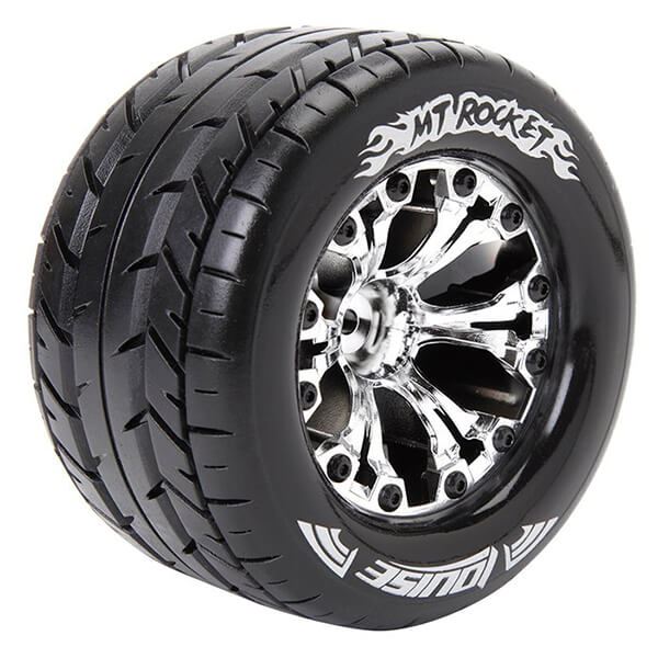 LOUISE RC MT-ROCKET 1/10 SOFT 0 OFFSET/CHROME EP STAMPEDE 2