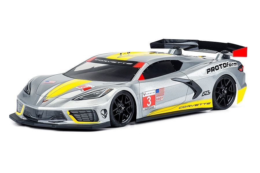 Protoform Chevrolet Corvette C8 Clear Body 190mm
