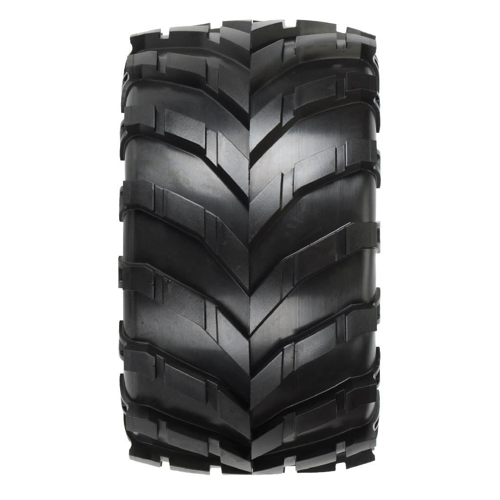 Proline 1/10 Masher Front/Rear 2.8In Mt Tires Mounted 12mm Blk Raid (