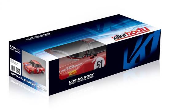 Killerbody Alfa Romeo 2000 Gtam 190mm Finished Body Red -