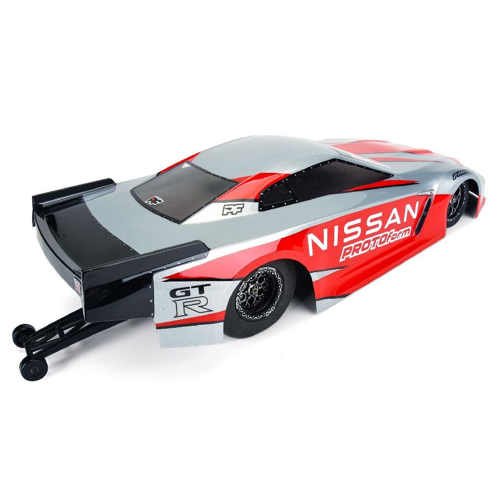 PRM 1/10 Nissan GT-R R35 Clear Body: Losi 22S Drag Car