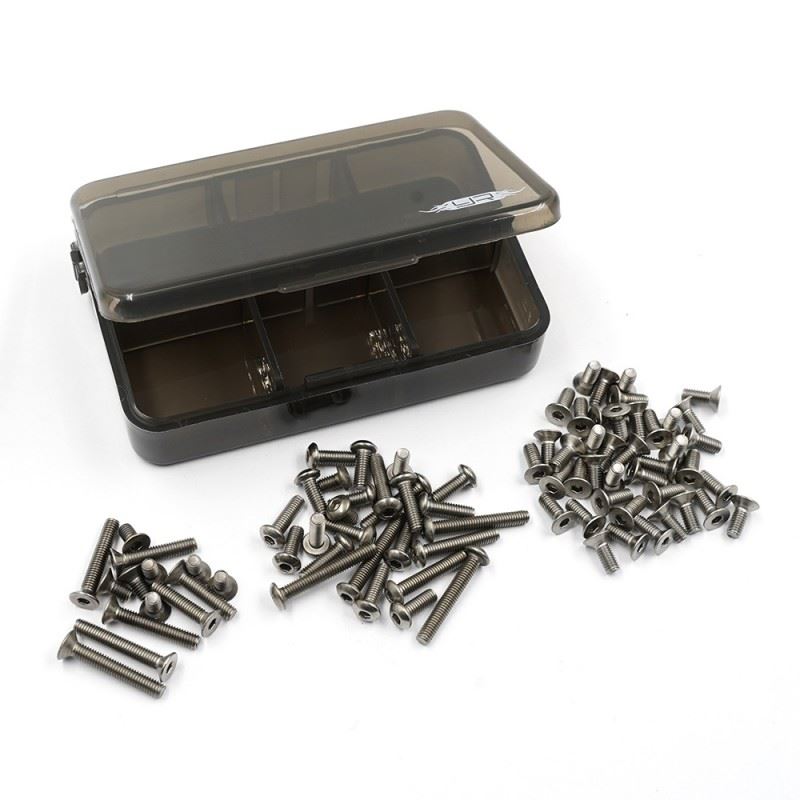 Yeah Racing Titanium Screw Assorted Set W/Box For Mst Frx Rs