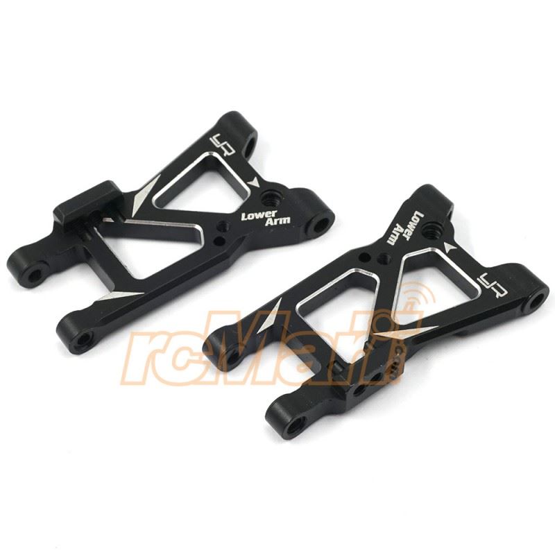 Yeah Racing Aluminum Rear Lower Arm Set Black For Traxxas Ford GT 4 Tec 2.0