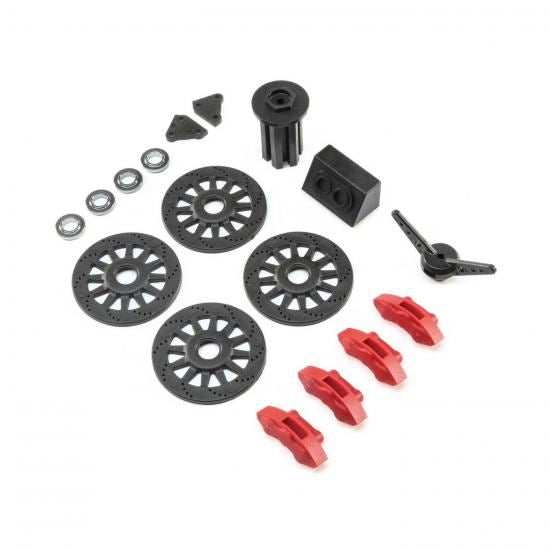 Losi Brake and Spare Tire Accessory Set: Super Baja Rey (Losi250024)